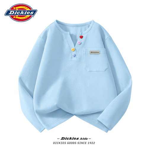 Dickies童装女童长袖t恤秋装2026新款儿童衣服休闲时尚女孩打底衫