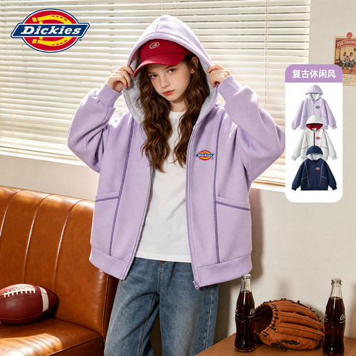 Dickies儿童秋季上衣2026新款女孩外套时髦洋气秋装休闲女童衣服