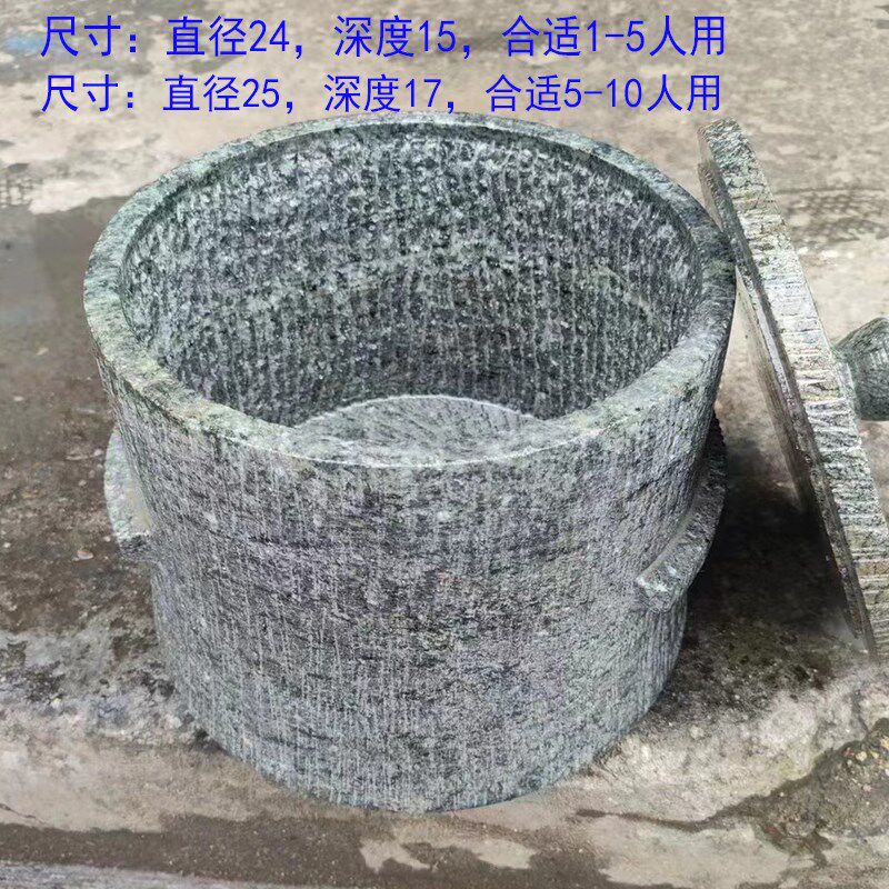 【10年老石头】正宗墨脱石锅纯手工天然皂石锅家用酒店定制炖汤锅