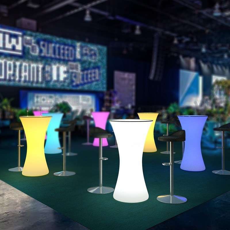 发光高脚桌酒吧桌清吧夜店散台活动展会聚会酒吧酒店鸡尾酒吧台