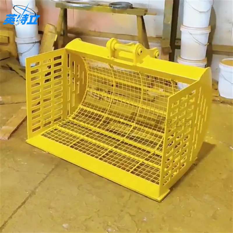 挖改属具用水草斗清理泥草葫芦网格斗清理河道捞水草格栅斗
