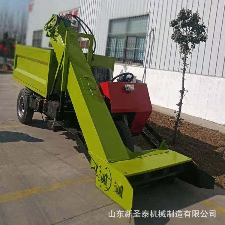牛羊养殖用粪价格柴油动力清粪专车视频清刮车EFA板式吸粪车