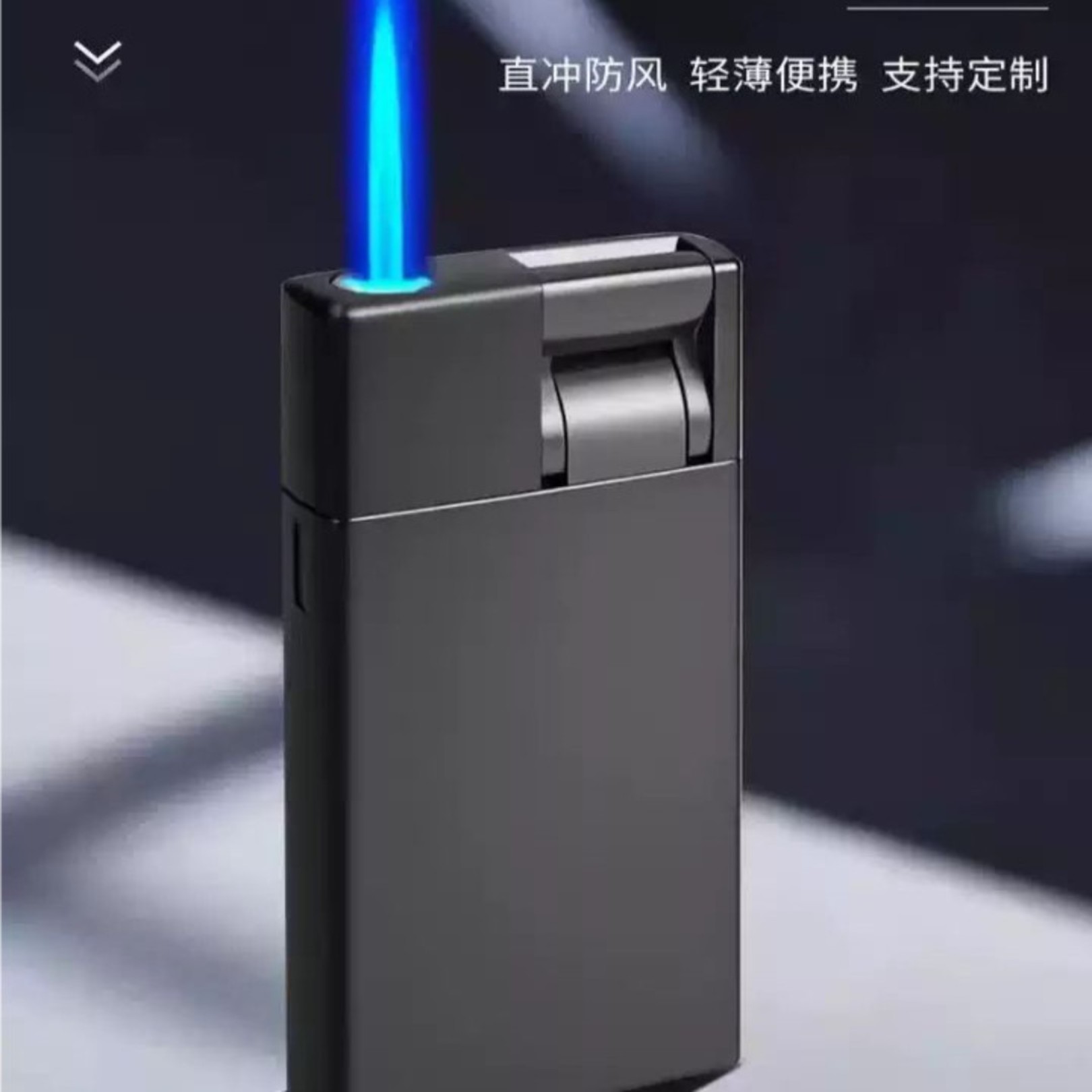 50支高端金属直冲防风打火机新品商务一次性定制订做刻字广告批发