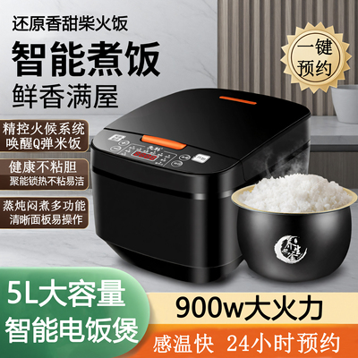 先科电饭煲2026新款5L大容量家用