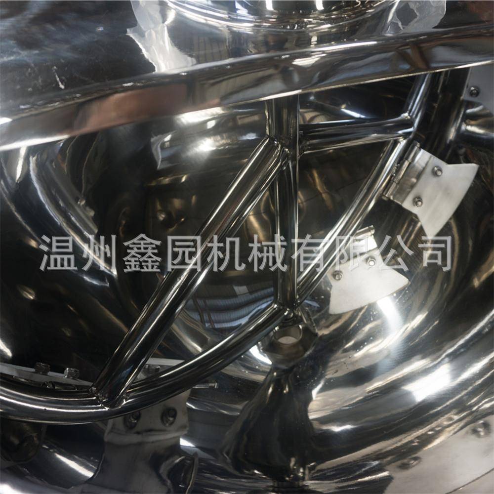 电加热可倾式夹层锅/小型食品卫生级蒸煮生产设备/不锈钢蒸煮锅图片