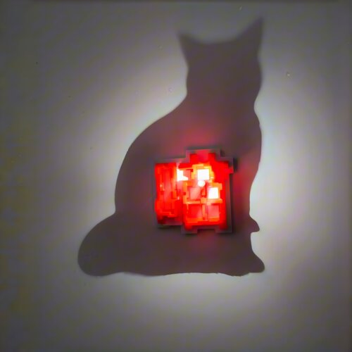 【喵字小猫投影】立体光影小夜灯