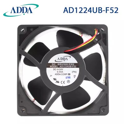 正品现货ADDA AD1224UB-F52 12038 24V 0.40A变频器散热风机风扇