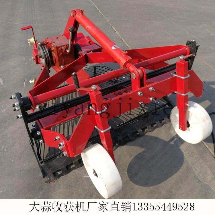挖蒜机 出口各型号大蒜收获机供应四轮车带起蒜机河南用挖蒜机