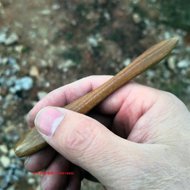 香木绿檀木钩针柄 毛衣勾针毛线蕾丝手钩编织工具不锈钢针头 包邮