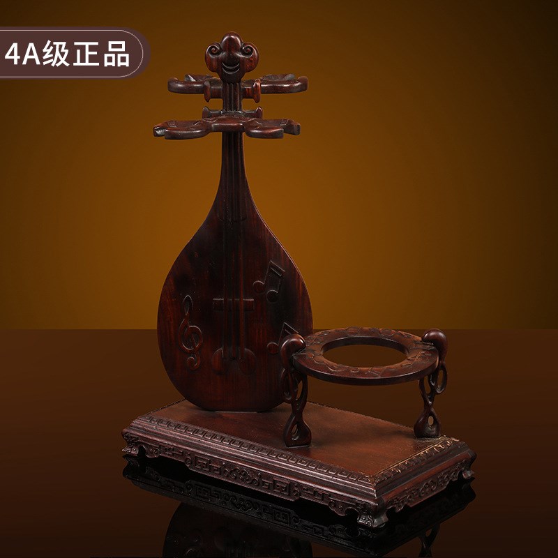 酒神牌琵琶琴酒架红酒实木创意欧式酒架欧式葡萄酒酒架木质红酒架