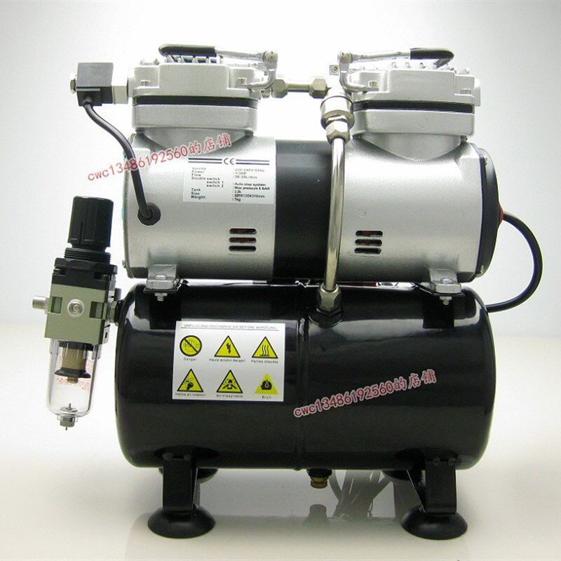 双电机模型气泵/迷你空压机/模型喷泵/家具修补/墙绘模型上色泵
