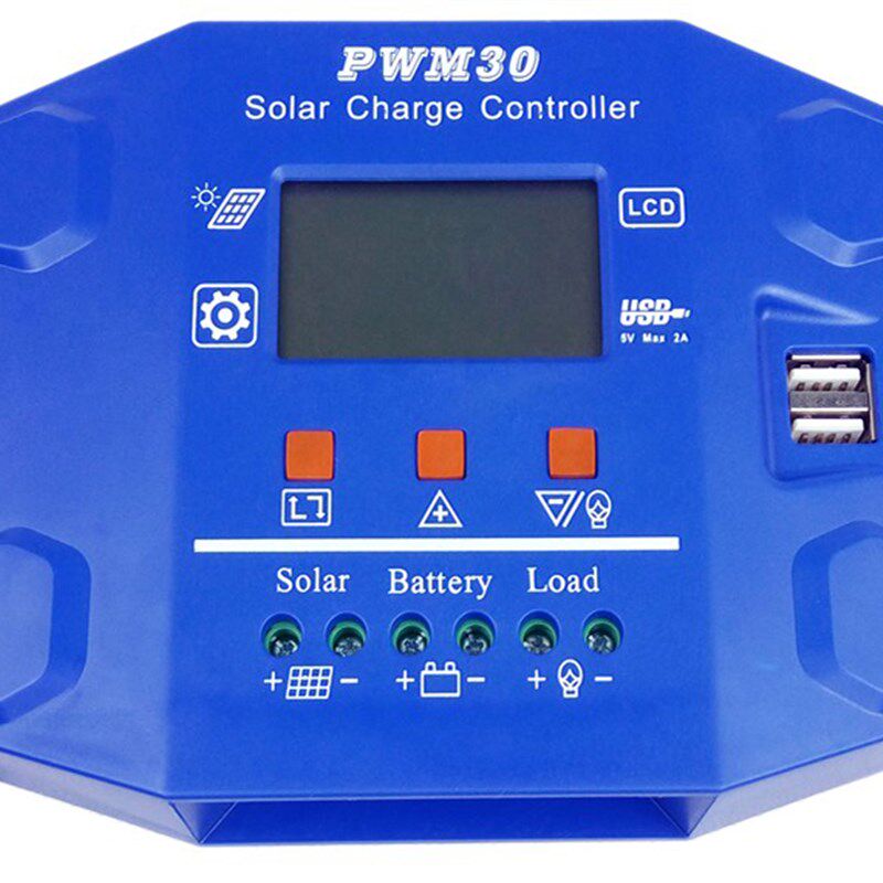 尚高太阳能电池板光伏发电12V24V48V胶体蓄电池控制器充电器