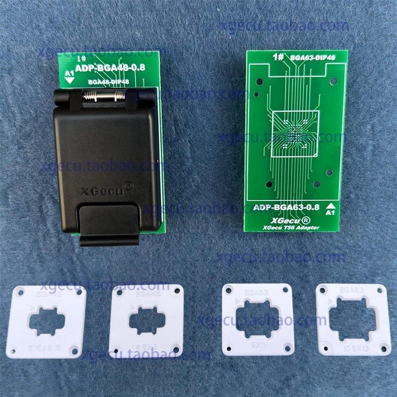 XGecu T56 BGA48 BGA63-DIP48 二合一 适配器 双头探针座 长寿命
