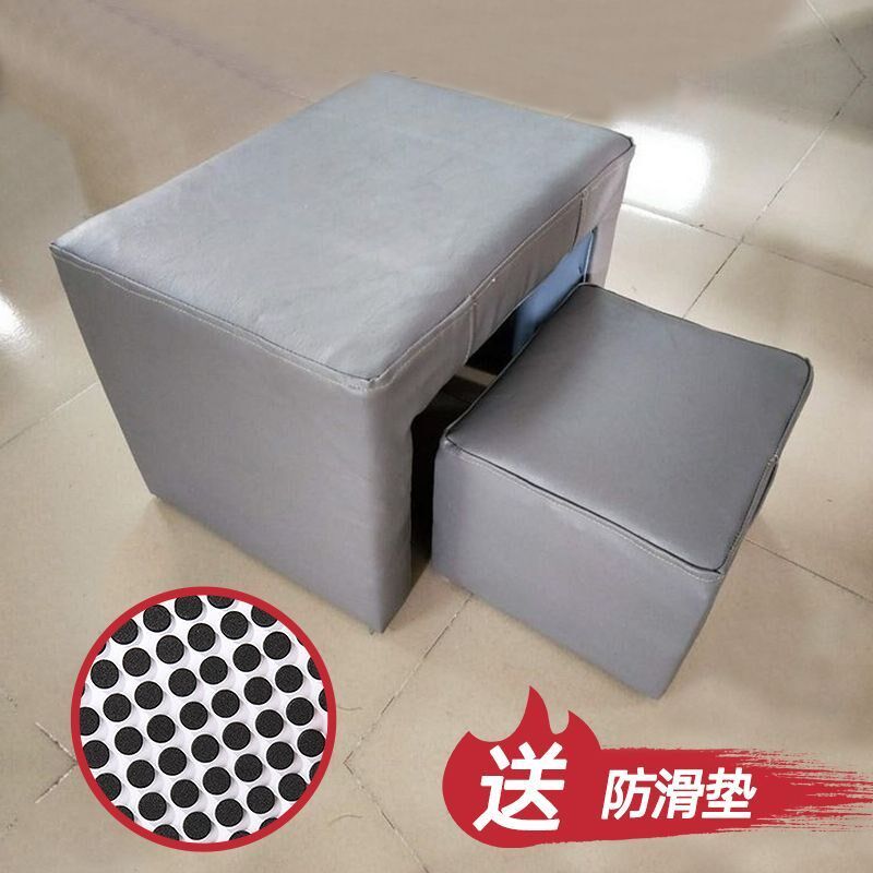 真皮专用美甲美足大小子母凳脚踏足浴足疗技师凳修脚做脚垫脚凳子