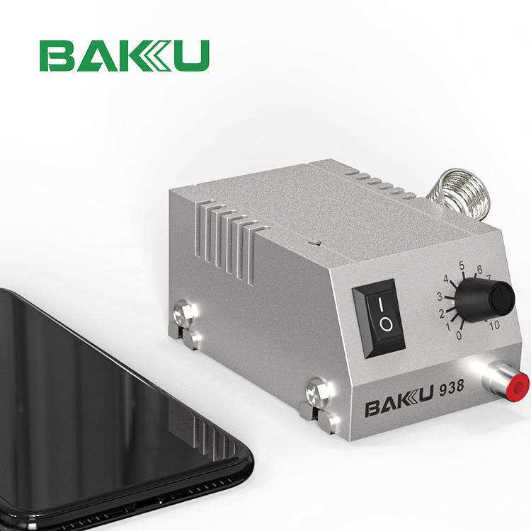 巴酷BK-938迷你手机BGA拆焊台 电脑主板维修工具恒温电烙铁电焊台