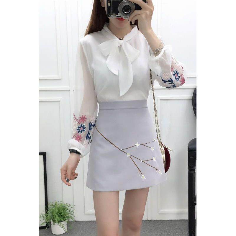 套装裙子女夏两件套矮个子网红穿搭洋气时尚职业装气质女神范衣服