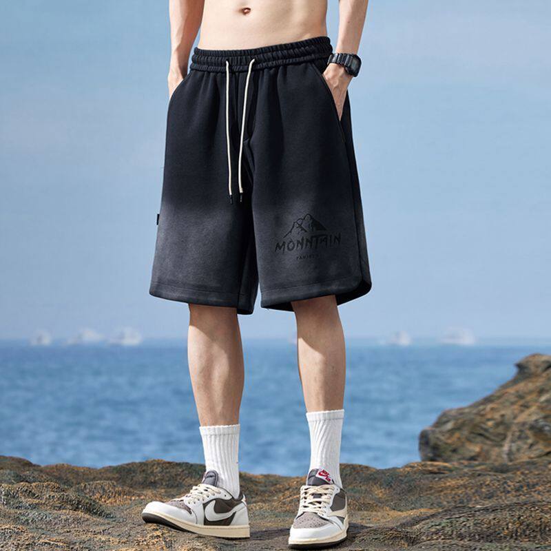 加大码男士休闲短裤夏季新款潮流美式宽松夏天薄款运动五分裤子男
