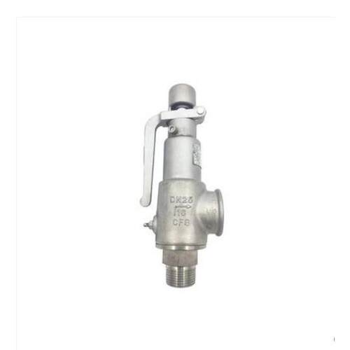 供应A28W-16P304不锈钢带手柄蒸汽弹簧全启式安全阀DN254015