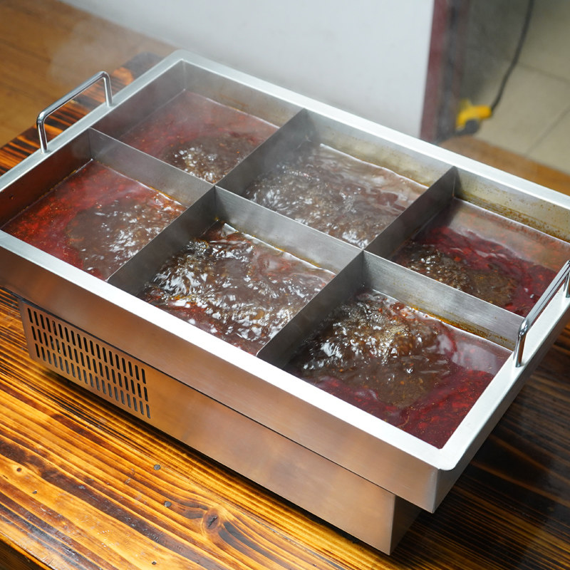 圣喜非凡麻辣烫串串电磁炉商用火锅店专用关东煮电灶长方形5000w