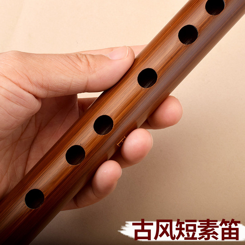 笛子横笛苦竹横笛星汉灿烂古风短素笛初学无膜孔入门零基础乐器