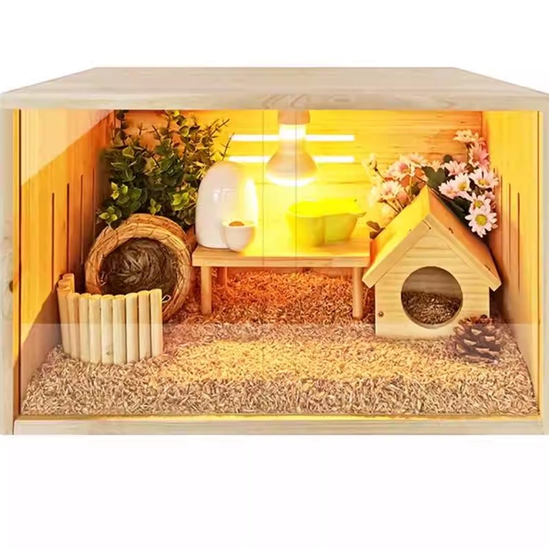芦丁鸡饲养箱全套宠物小屋卢丁鸡饲养箱造景用品专用笼子保温箱子