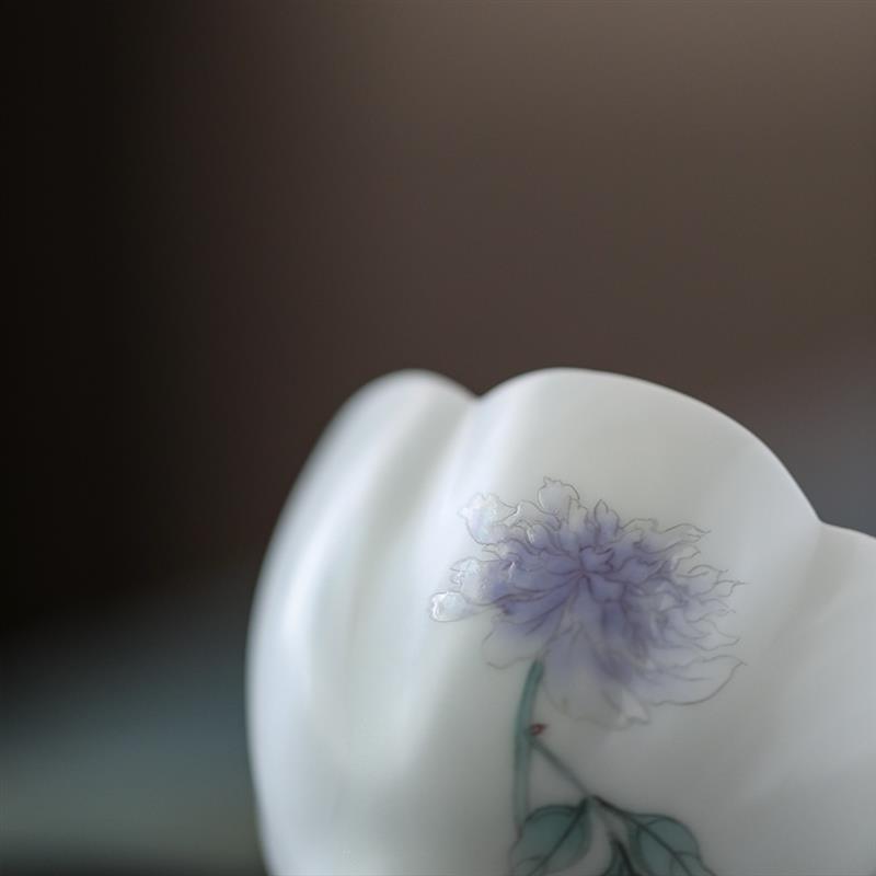 景德镇功夫茶具陶瓷茶杯茶碗手绘粉彩主人单杯个人手工品茗闻香杯