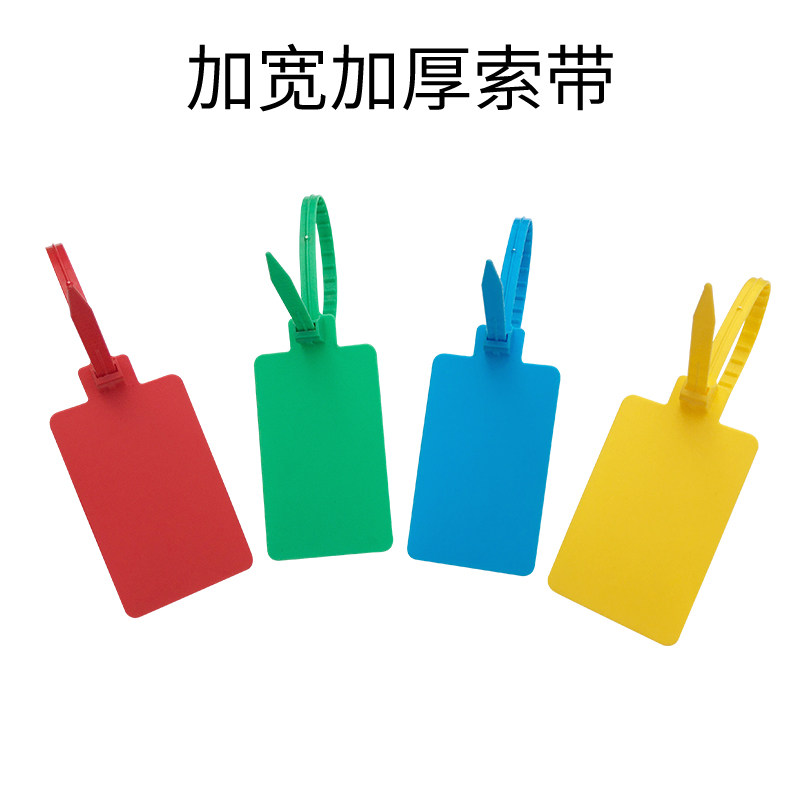 包邮一次性塑料封条标牌扎带集装箱安能德邦物流挂签记号封签吊牌