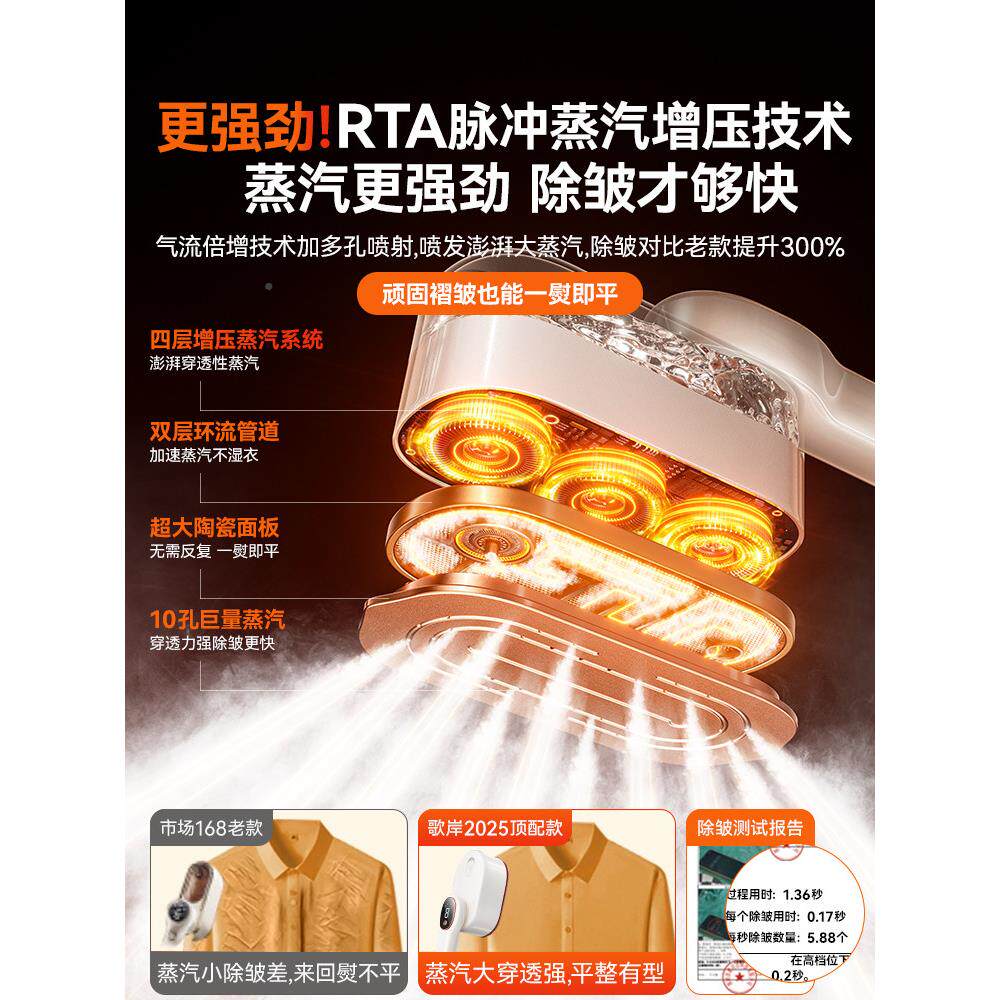 手持挂烫机家用大小熨烫机0225新款便携式蒸汽电熨斗K9719-C烫型