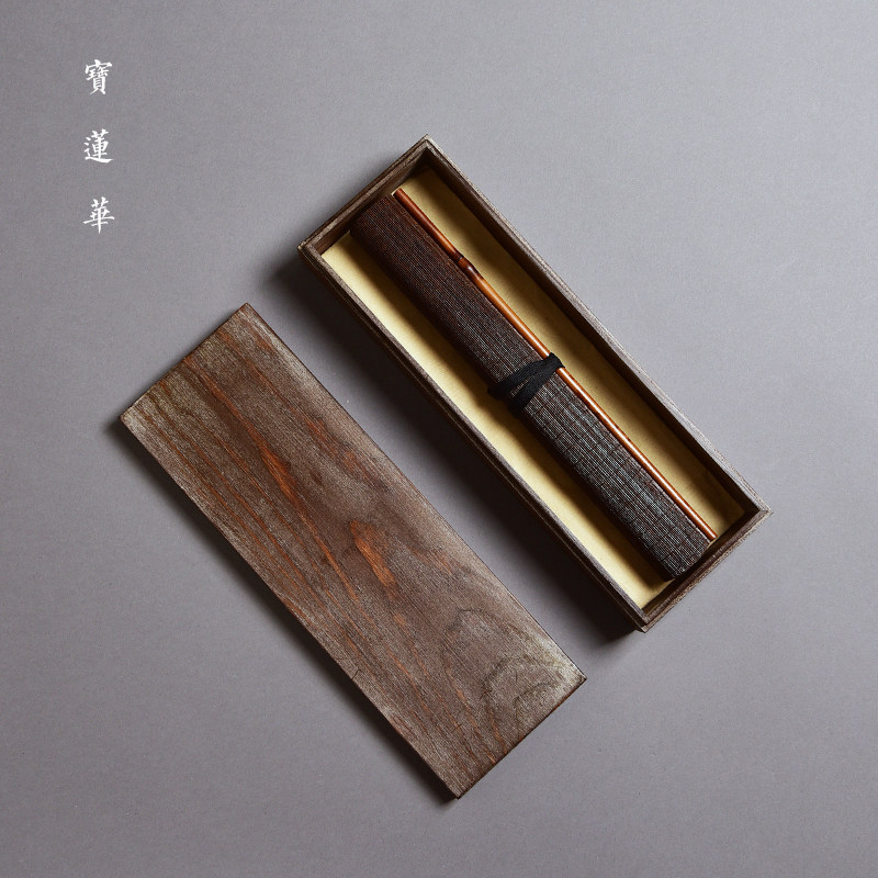 红湘妃竹镶边大漆特细竹丝茶席 茶道席 生漆竹席桌旗隔热茶垫竹帘