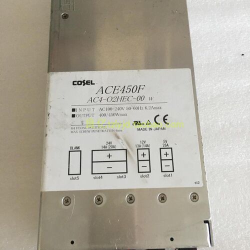 拆机日本COSEL ACE450F AC4-O2HEC-00 5V 12V 24V 三路输出电源