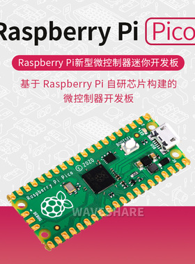 树莓派Raspberry Pi Pico 微控制器开发板 RP2040双核处理器