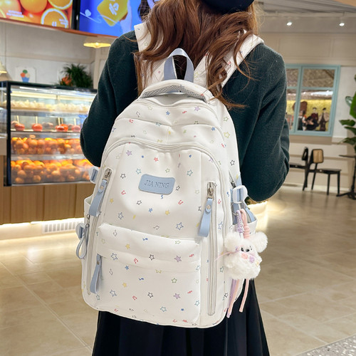 高颜值减负轻便书包女双肩包背包