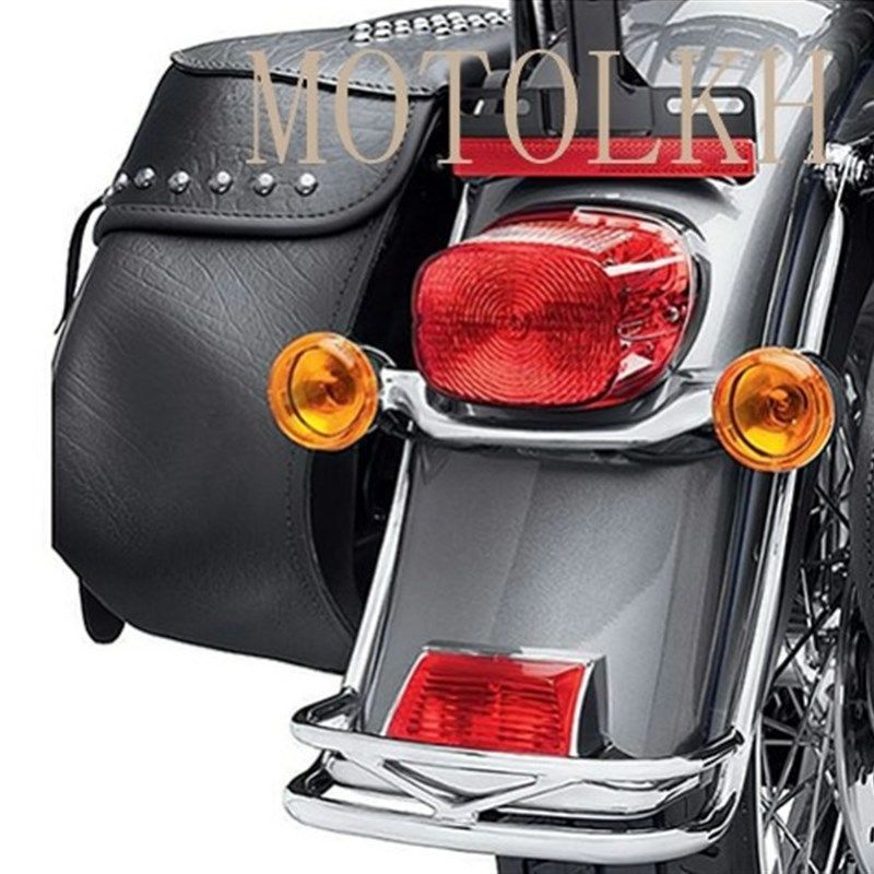 适用于哈雷继承者肥仔豪雅改装后挡泥板保险杠装饰架保护架护杠
