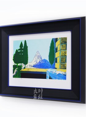 定制彩色实木画框线条油画框外框装裱定做黑色装饰镜框相框电视框