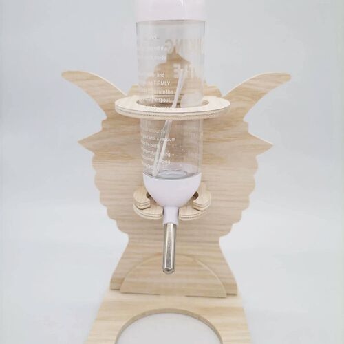 仓鼠立式饮水器水壶支架金丝熊水樽真空滚珠水壶防漏喝水水壶支架