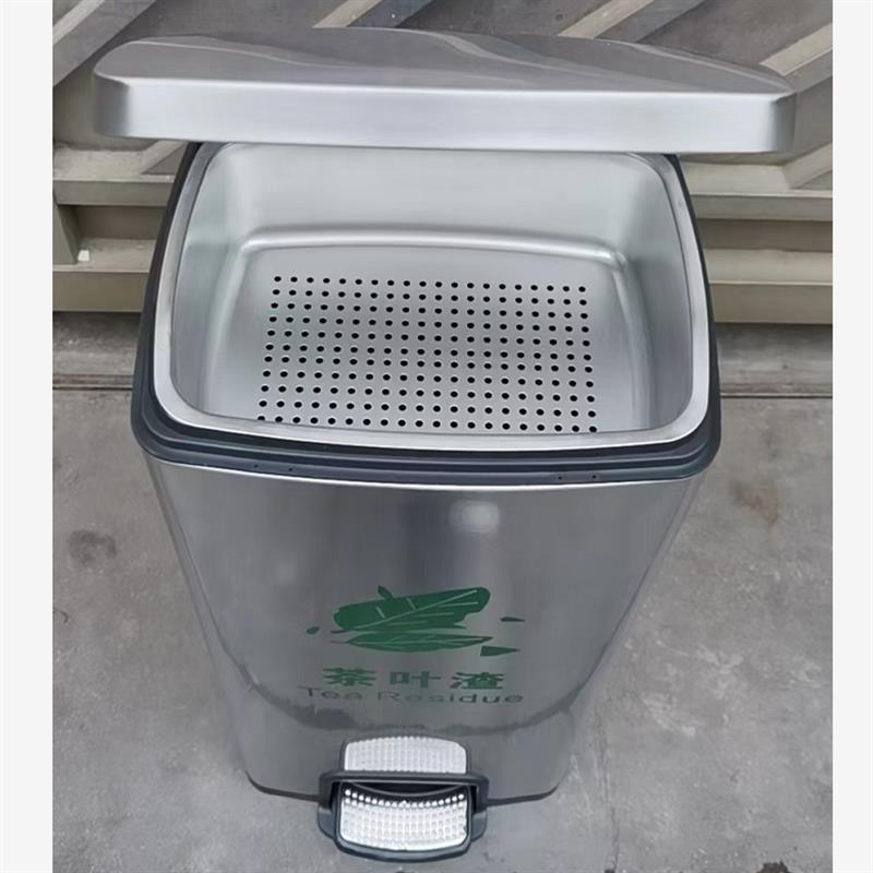 包邮高档排水桶功夫茶桶古铜茶道桶不锈钢过滤茶水桶茶渣桶茶叶桶