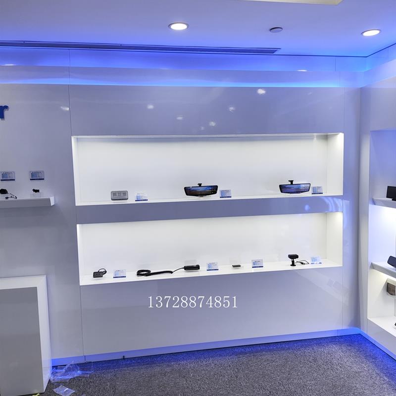 定做高档烤漆展柜汽车模型车载配件行车记录仪展示货架公司样品柜