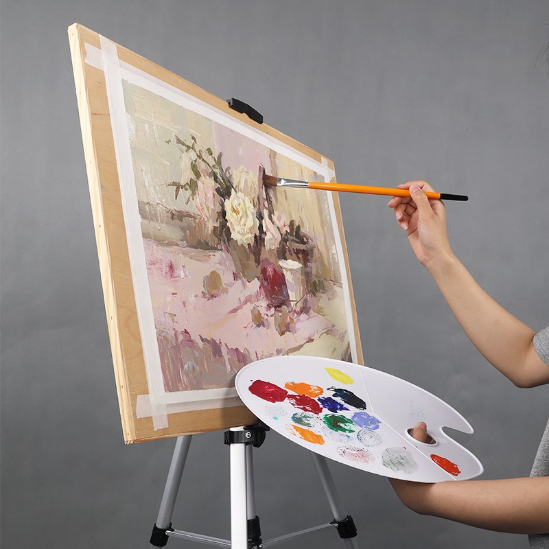 美术生专用便携式画架支架子金属铁铝合金可伸缩折叠8k4k画板套装