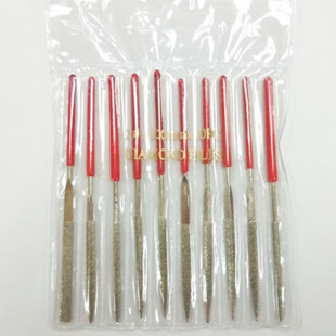 迷你金刚石锉刀仪表锉什锦锉2x100金刚砂锉套装平扁半圆三角圆锉