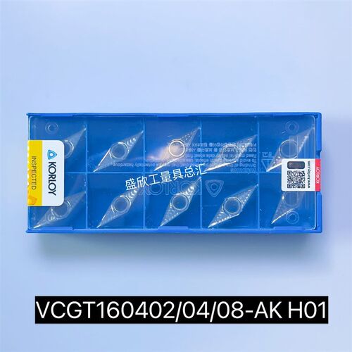 进口数控刀片VCGT160404-AK H01 02 08原装韩国克洛伊铜铝专用