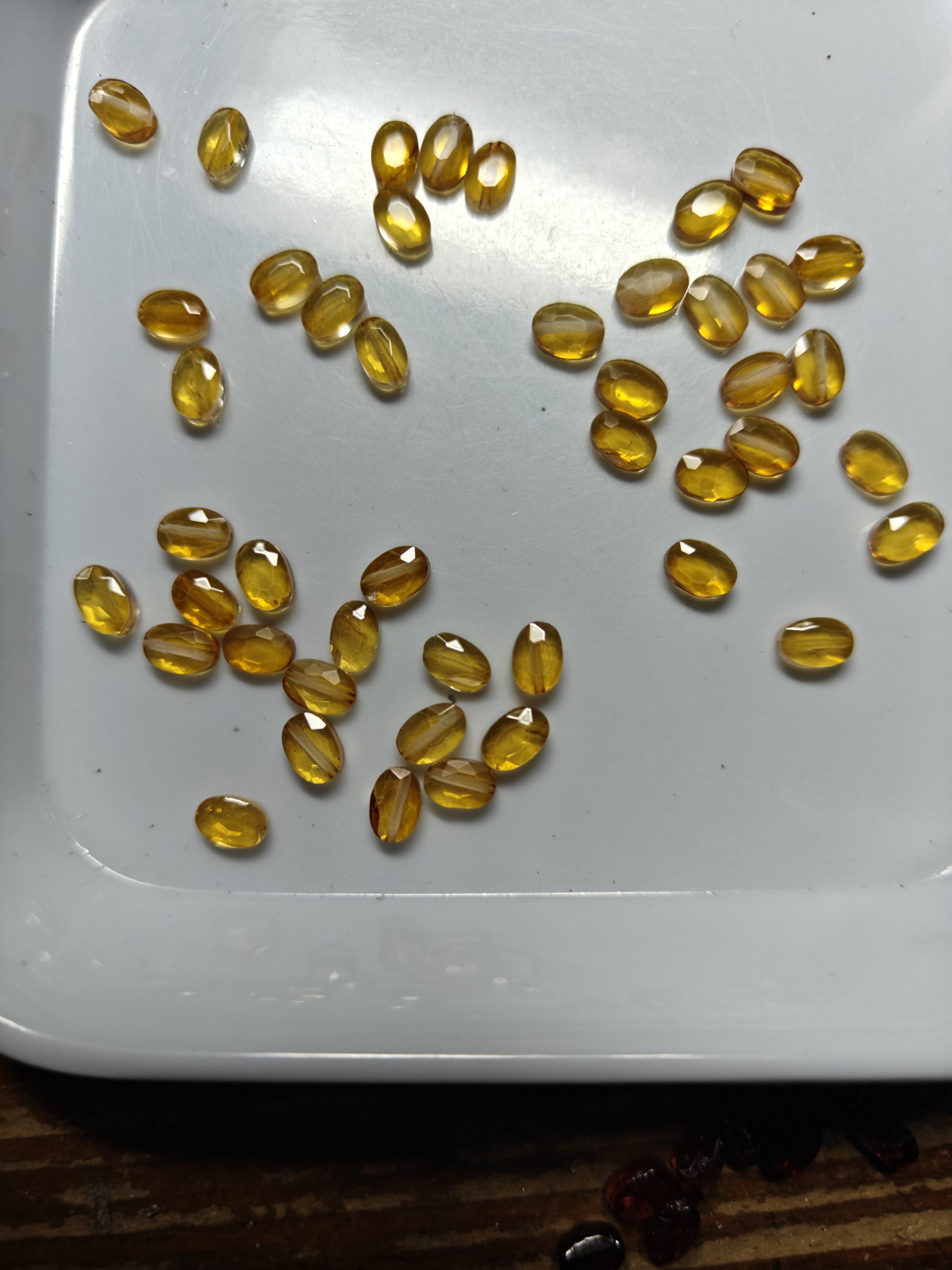 天然高质品紫水晶米粒项链裸石刻面DIY饰品配件4*6项链，手链