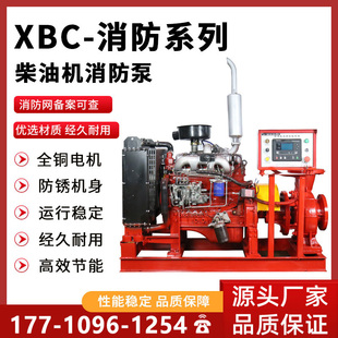 XBC柴油机消防水泵组应急启动大流量高扬程消防栓柴油机喷淋泵3CF