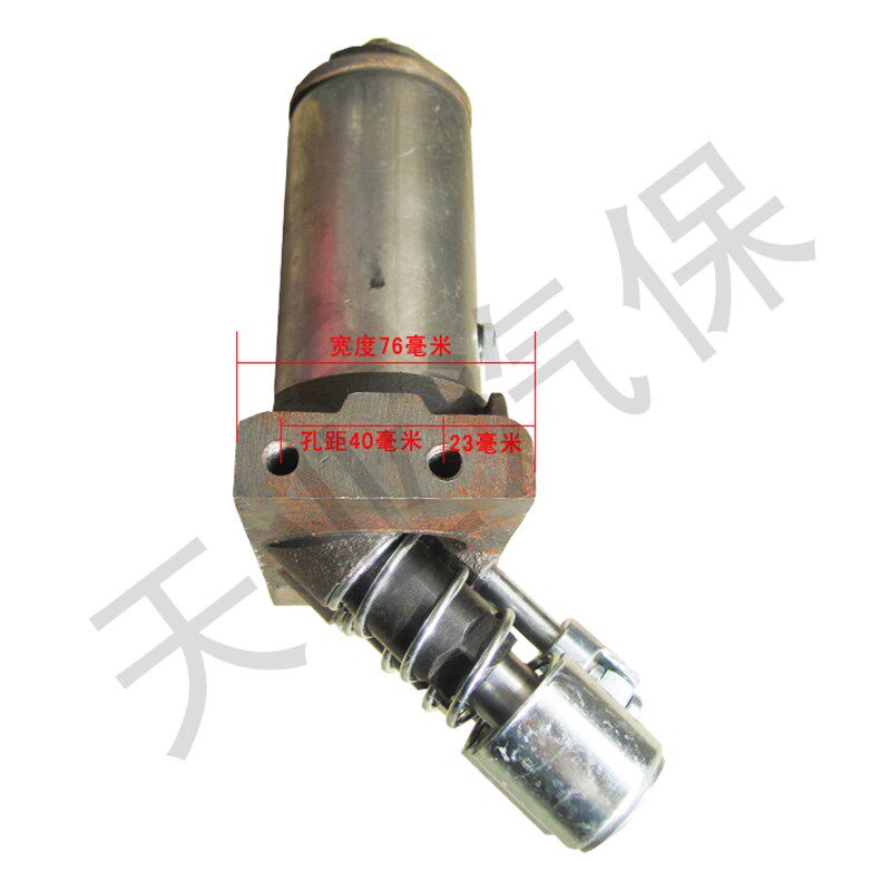 3T双柱塞卧式液压千斤顶泵头油缸/世2.5吨双柱塞卧顶油泵配件达