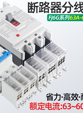 空开接线端子断路器出线器接线端子快速分线盒电线连接分支FJ6G