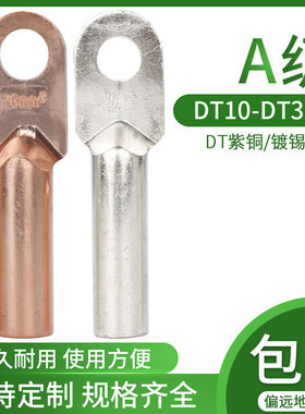 DT-300平方铜鼻线鼻子接线鼻接线端子铜线耳堵油接头A级国标Q