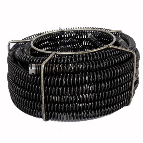 管道疏通机弹簧电钻弹簧家用通下水道工具延长簧疏通器16mm12米