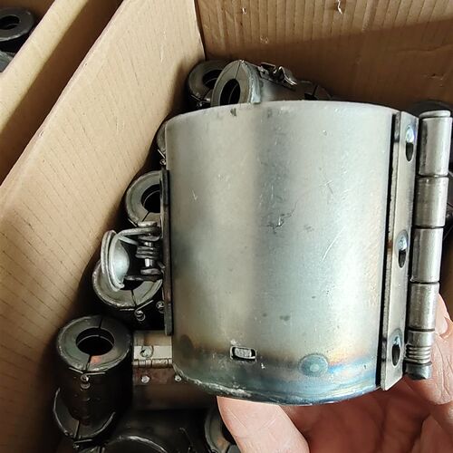 北京祥祺卡具夹具电渣压力焊对焊药桶药罐药盒杯子双底免垫布对开