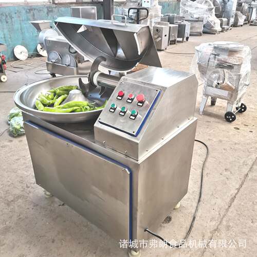 不锈钢变频斩拌机千页豆腐鱼豆腐斩拌机生姜大蒜酱料斩拌机