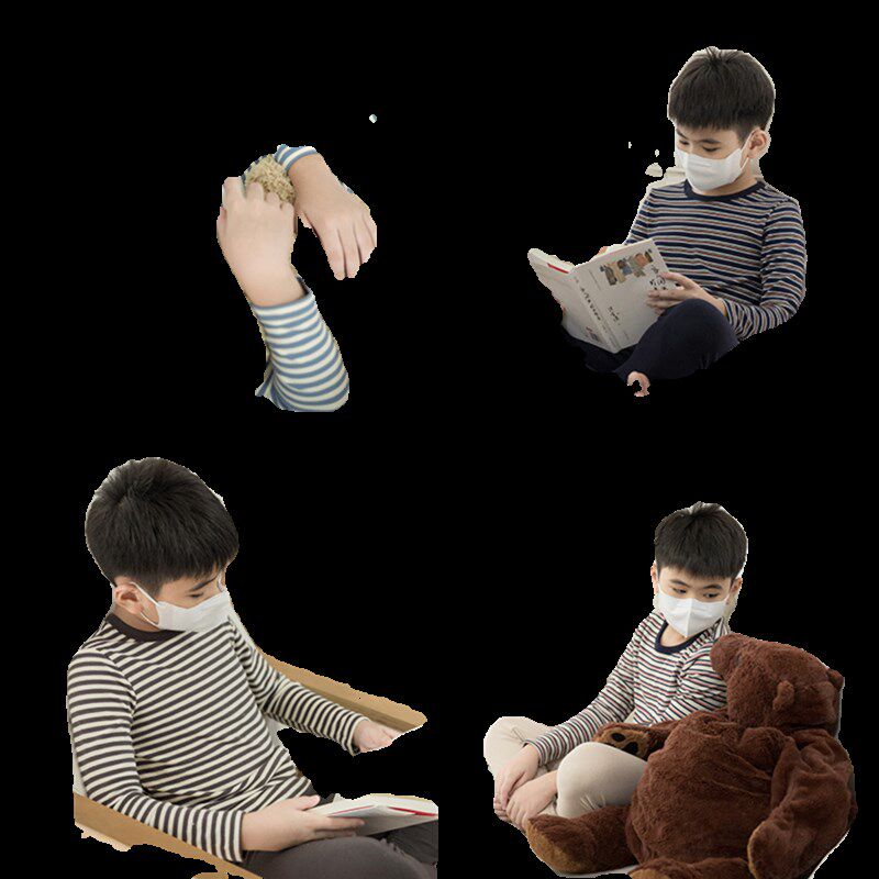 儿童睡衣男童秋冬款保暖德绒家居服秋衣卫生裤内衣套装柔软舒适