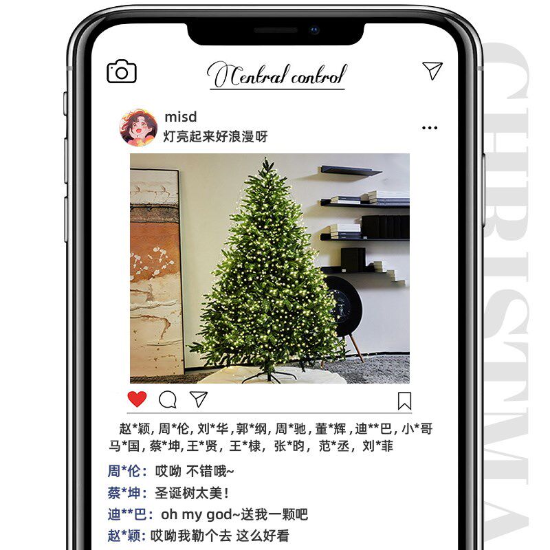圣诞节树绿铜丝线led小彩灯闪灯串灯满天星星装饰品主题氛围灯带